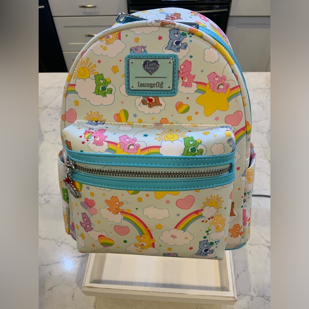 Loungefly Care Bears Rainbow Mini Backpack New with Tags CHRISTMAS GIFT!